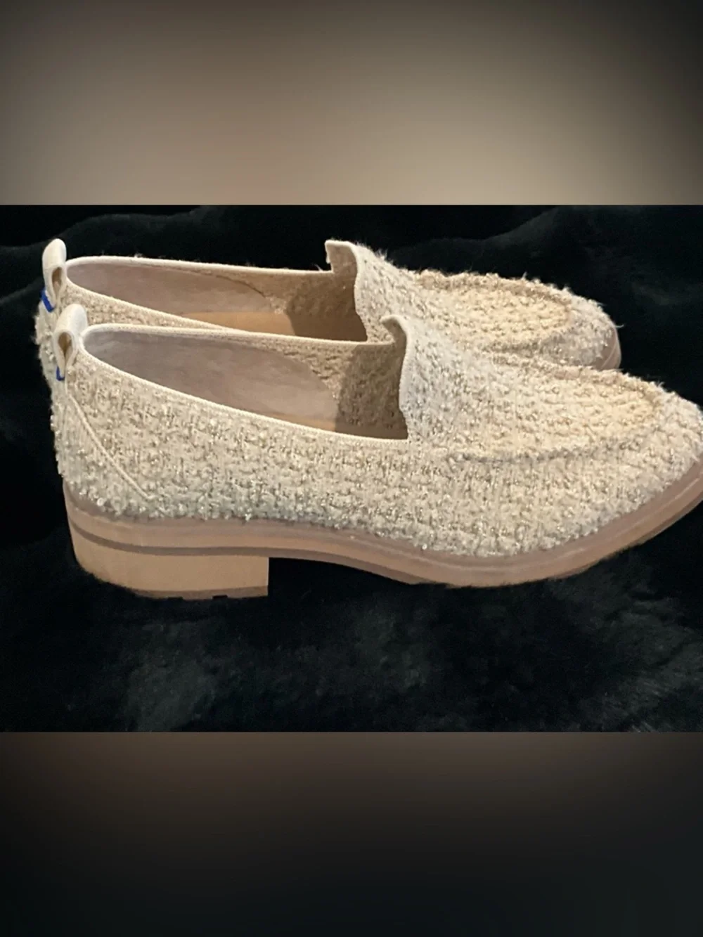 Rothy's Limited Edition Snowcap Lug Loafer Boucle - Picture 6 of 9